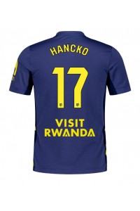 Atletico Madrid David Hancko #17 Fotballdrakt Borte Klær 2025-26 Korte ermer